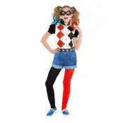 Harley Quinn Klassisk Barn Maskeraddräkt - Medium