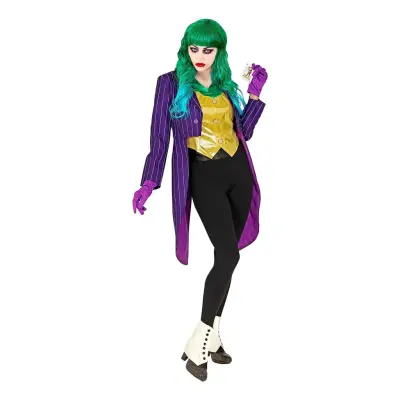 Joker Kappa Dam Maskeraddräkt - Medium