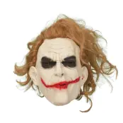 Mask Latex Joker med hår - Leksaksaffären -  Leksaksaffären