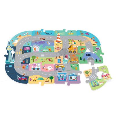 Sago Mini Puzzle Mat Robin's Roadtrip