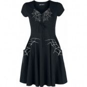 Rockabella - Gothic Kort klänning - Black Widow Dress - S XL - för Dam - svart/vit