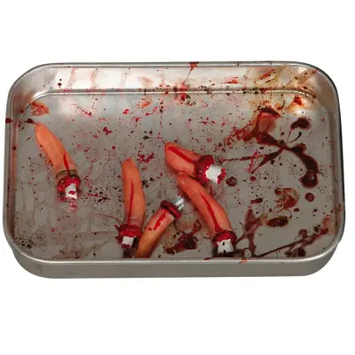 Amputerade Fingrar Halloweenprops