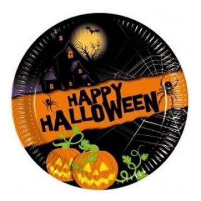 Tallrikar Happy Halloween - 8-pack