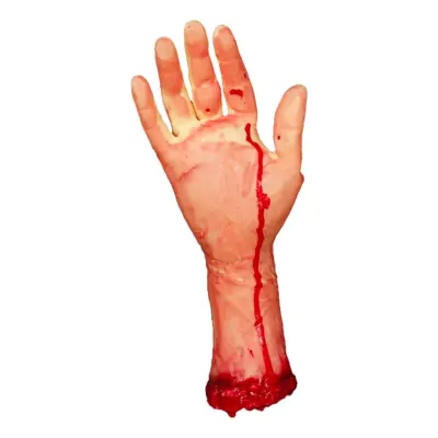 Blodig Avhuggen Hand Prop