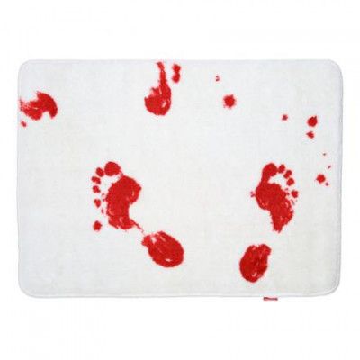 Blodig Badrumsmatta