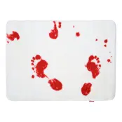 Blodig Badrumsmatta