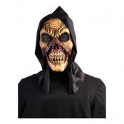 Blodig Dödskalle Mask med Huva - One size