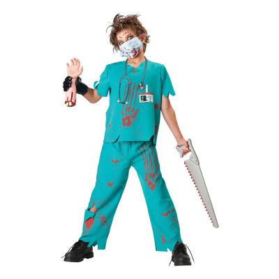 Blodig Doktor Barn Maskeraddräkt