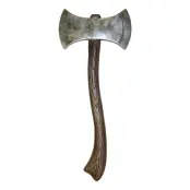 Blodig Dubbeleggad Yxa