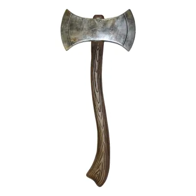 Blodig Dubbeleggad Yxa