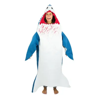 Blodig Hajattack Maskeraddräkt - One size