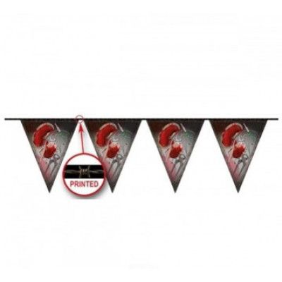 Blodig Halloween flaggbanderoll 100 cm