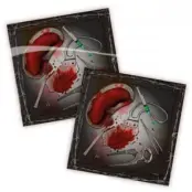 Blodig Halloween servetter 20-pack