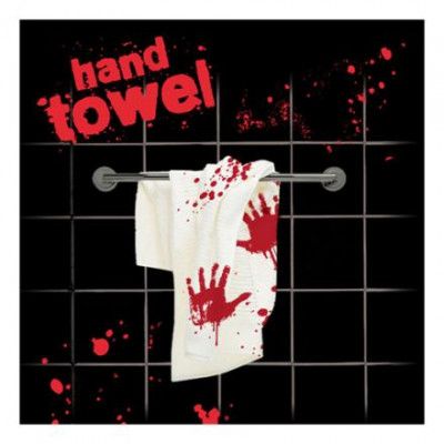 Blodig Handduk