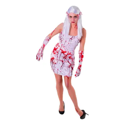 Blodig Klänning Maskeraddräkt