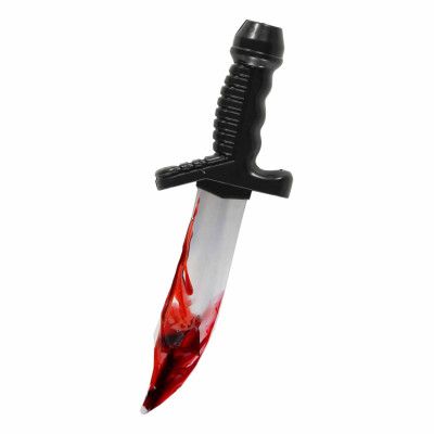 Blodig Kniv av Plast
