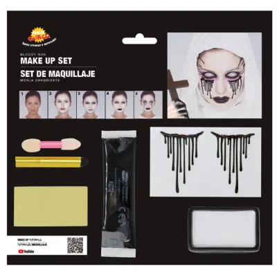 Blodig Nunna Sminkset