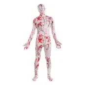 Blodig Second Skin Maskeraddräkt
