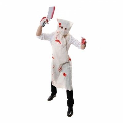 Blodig Slaktare med Huva