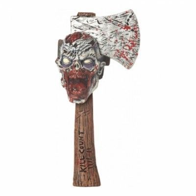 Blodig Yxa med Trofé