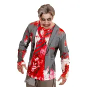 Blodig Zombietröja - Medium/Large