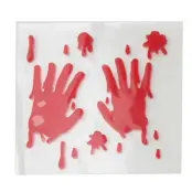 Blodiga Händer Fönsterdekoration