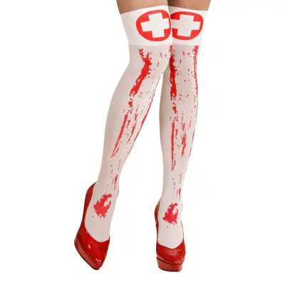 Blodiga Knästrumpor Sjuksköterska - X-Large