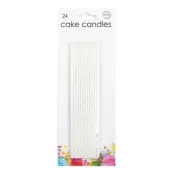 Tårtljus Extra Långa Vit - 24-pack