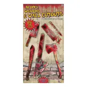 Blodiga Verktyg Pappfigurer