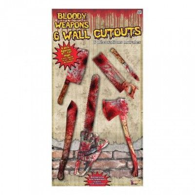 Blodiga Verktyg Pappfigurer