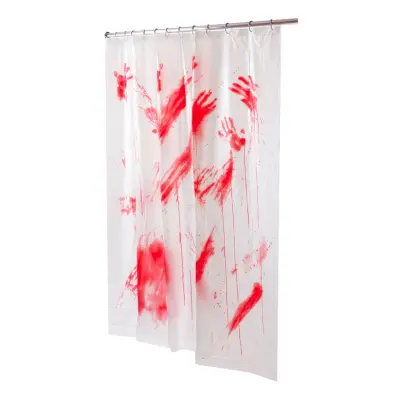 Blodigt Duschdraperi