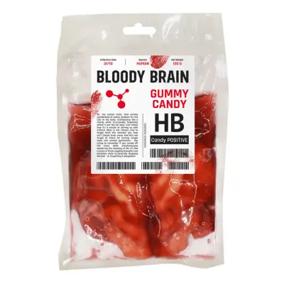 Bloody Brain Gummy Candy - 120 gram