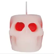 Döskalleljus Med Blod 6cm