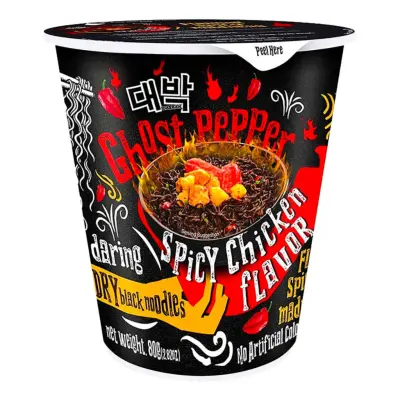 Daebak Ghost Pepper Chicken Snabbnudlar - 79 gram
