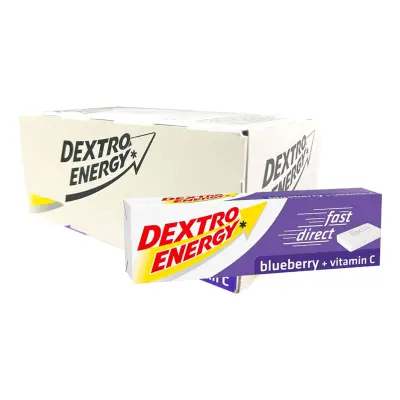 Dextro Energy Blueberry Storpack - 24-pack