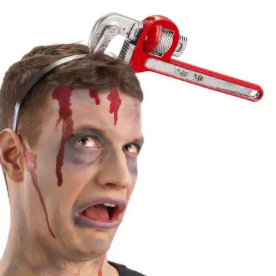 Diadem med Blodig Rörtång - One size