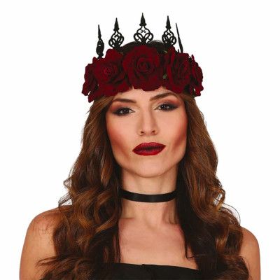 Drottningkrona med Röda Rosor