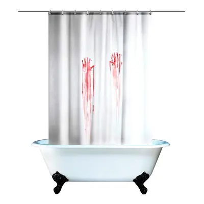 Duschdraperi Blodiga händer
