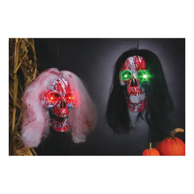 Hängande Blodig Dödskalle