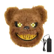 Halloween Björn LED Mask Gul