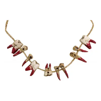 Halsband med Blodiga Tänder - One size