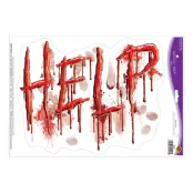 Klistermärke Droppande Blod