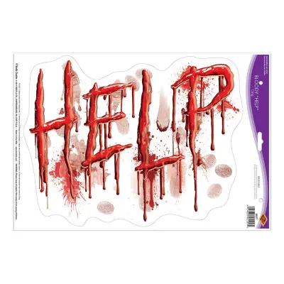 Klistermärke Droppande Blod
