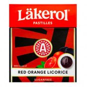 Läkerol Red Orange Licorice - 25 gram