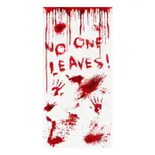 No One Leaves Droppande Blod Dörrdekoration