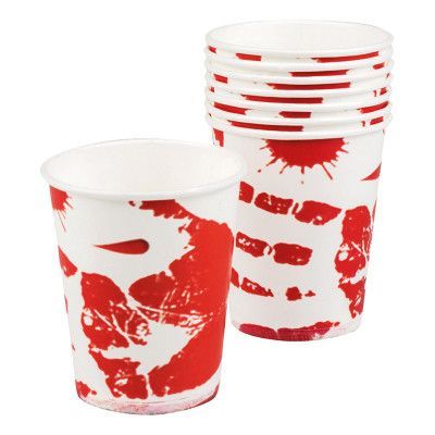 Pappersmuggar Blodiga Avtryck - 6-pack