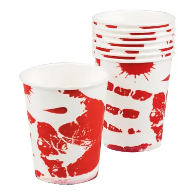 Pappersmuggar Blodiga Avtryck - 6-pack