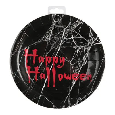 Papperstallrikar Bloody Happy Halloween