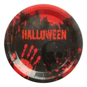 Papperstallrikar Dödskallar - 8-pack