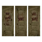 Scary Blodmotiv Dörrdekoration